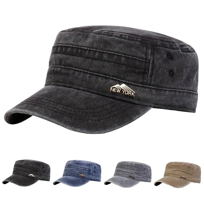New York Washed Cotton Army Cap made by Ghelter