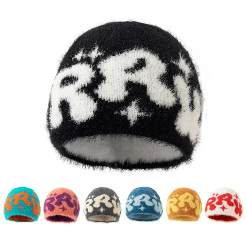 RRW Winter Knitted Fur Beanie made by Ghelter