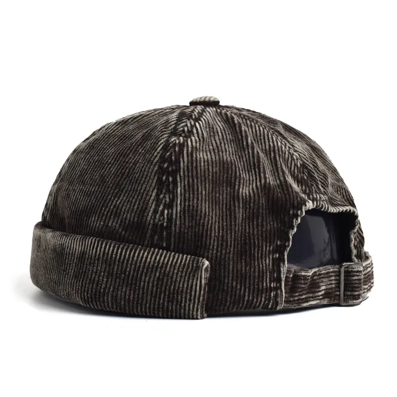 Seaford Winter Corduroy Docker Cap made by Ghelter
