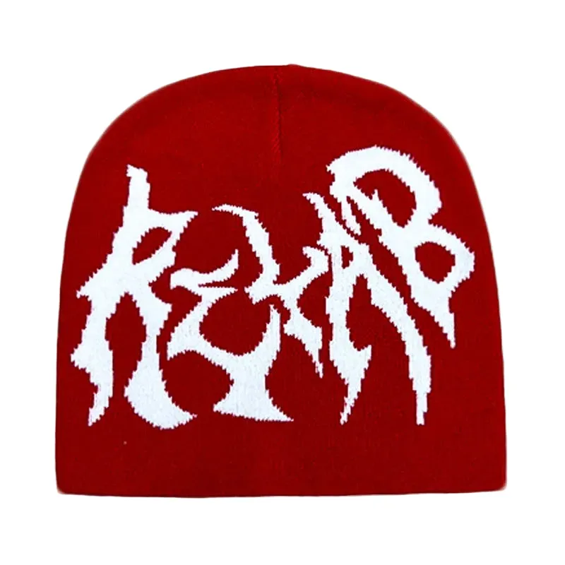Rehab Gothic Winter Knitted Beanie made by Ghelter