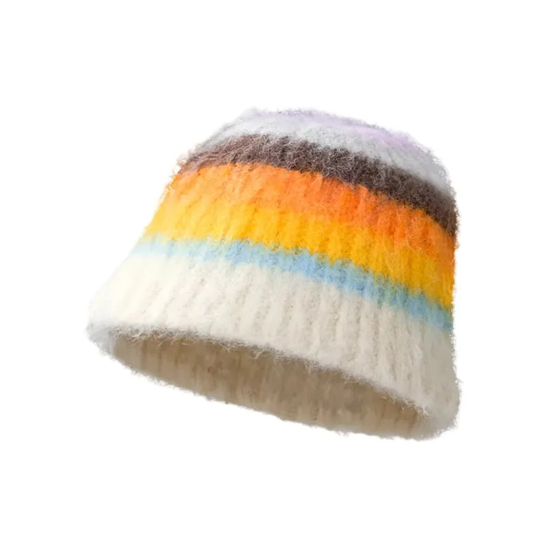 Colorful Gradient Furry Beanie made by Ghelter