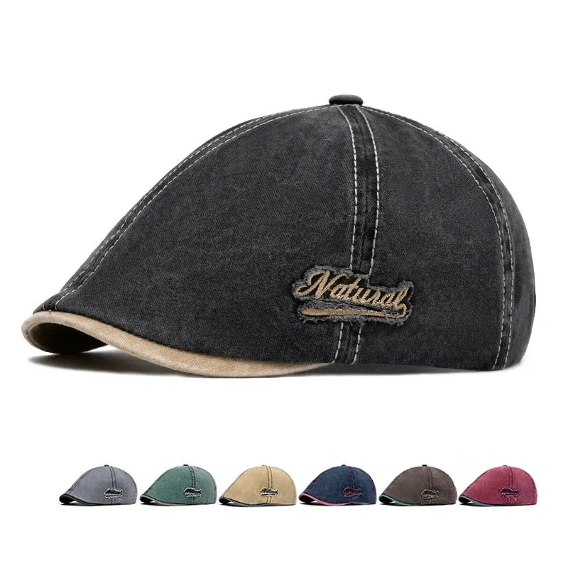 Natural Vintage Cotton Gastby Cap made by Ghelter