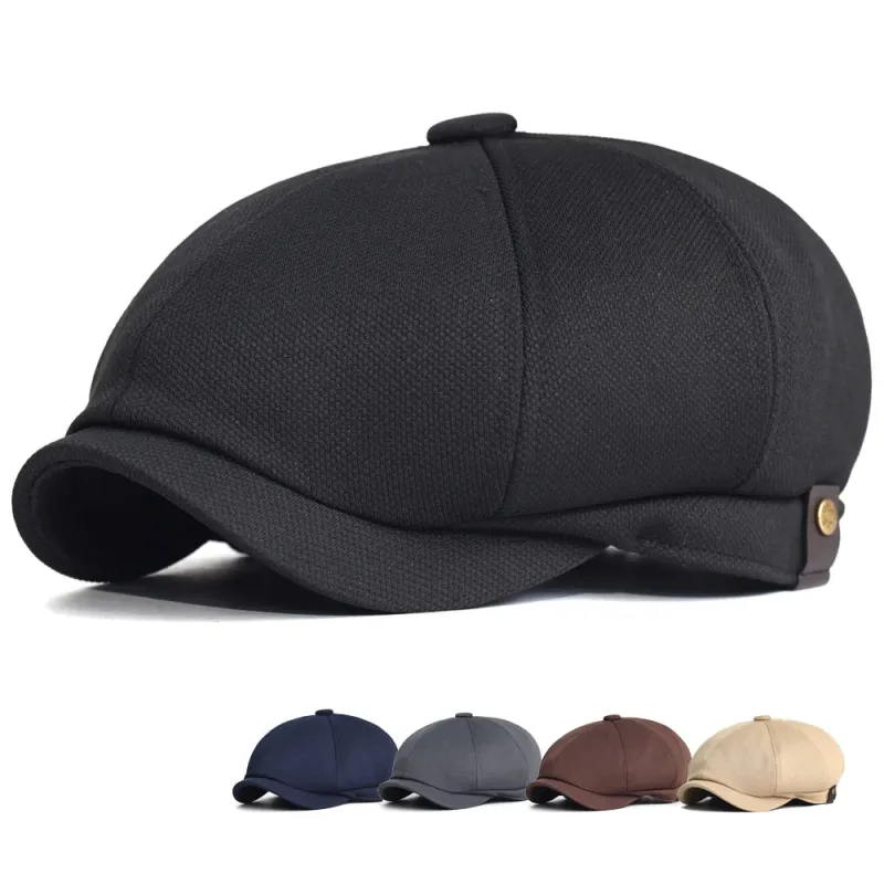Auzat Plain Newsboy Cap made by Ghelter