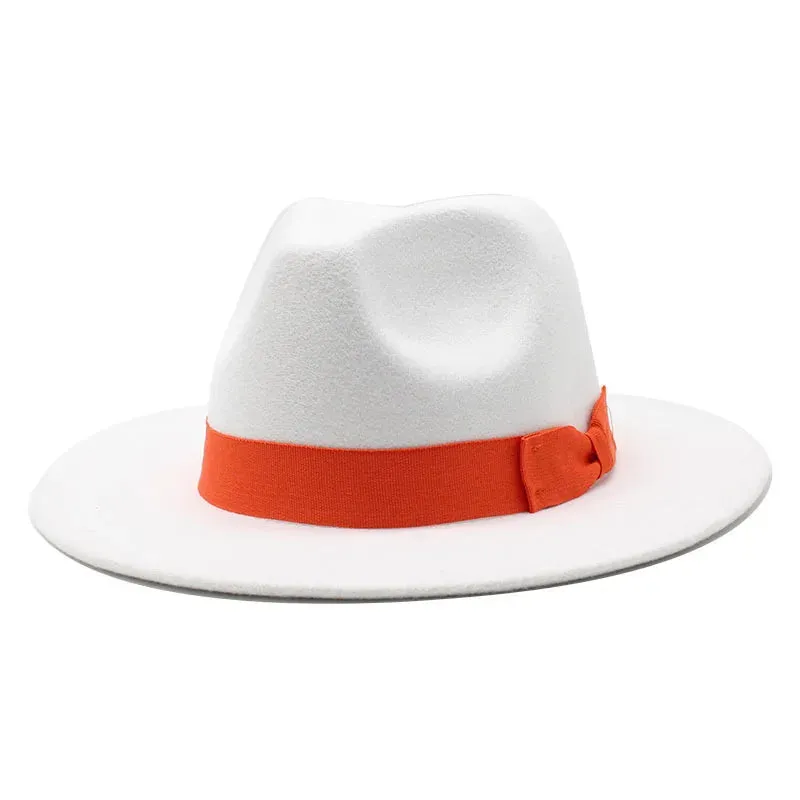 Pahoda White Cotton Fedora Hat made by Ghelter