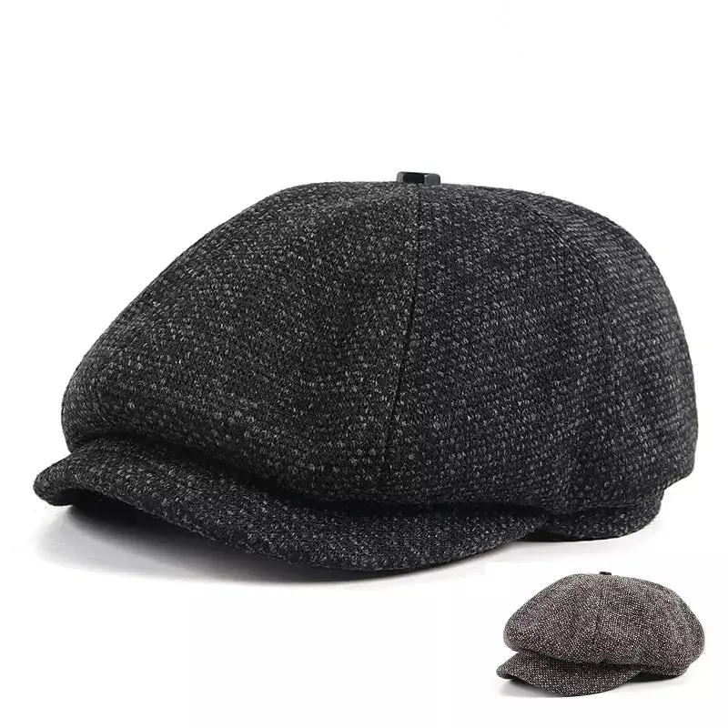 McBurnie Knitted Newsboy Cap made by Ghelter