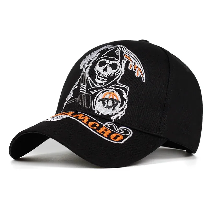 SAMCRO Skull Baseball Cap made by Ghelter