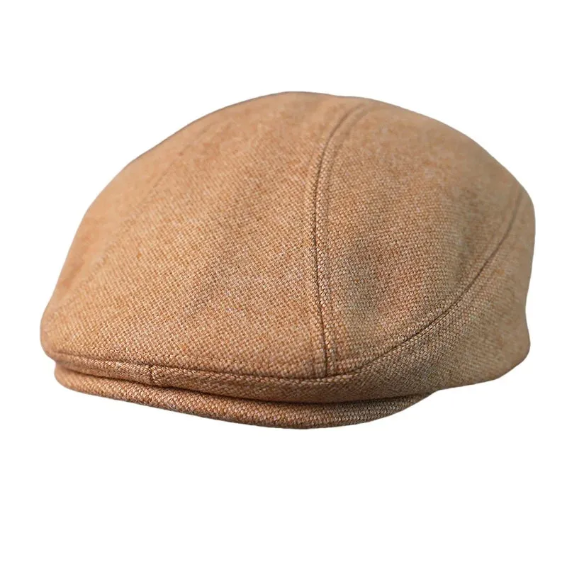 Aberdeen Vintage Wool Flat Cap made by Ghelter