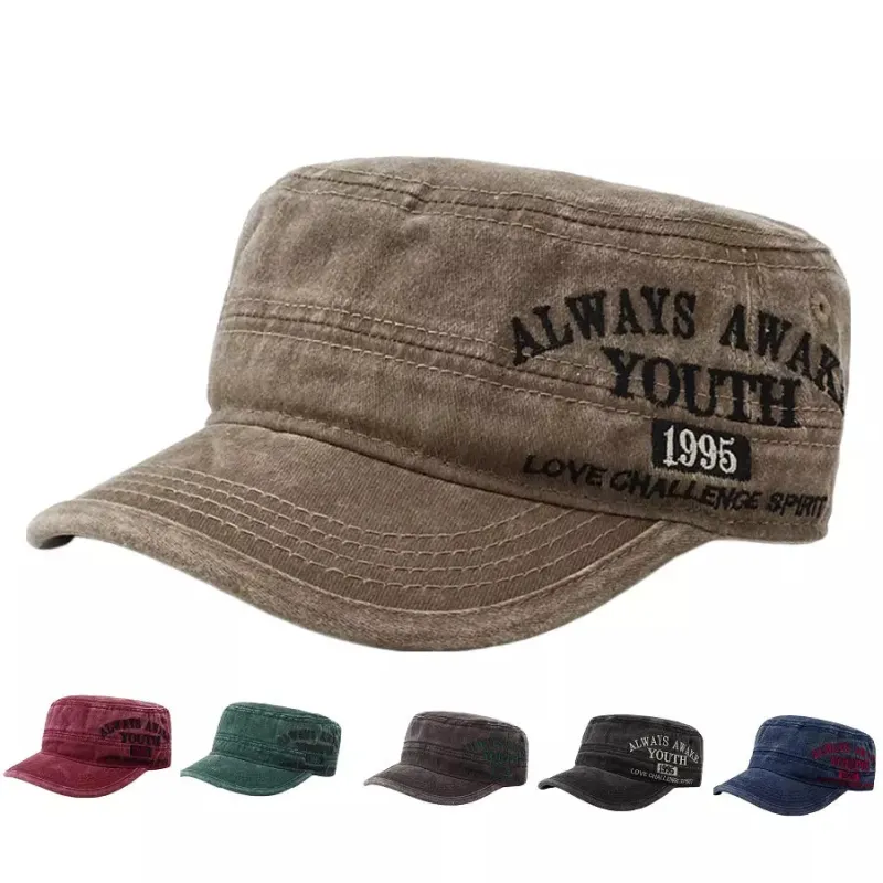 Always Aware 1995 Washed Cotton Army Cap made by Ghelter