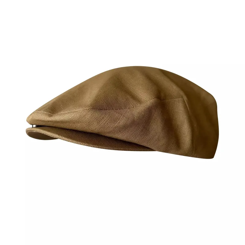 Wright Vintage Linen Flat Cap made by Ghelter