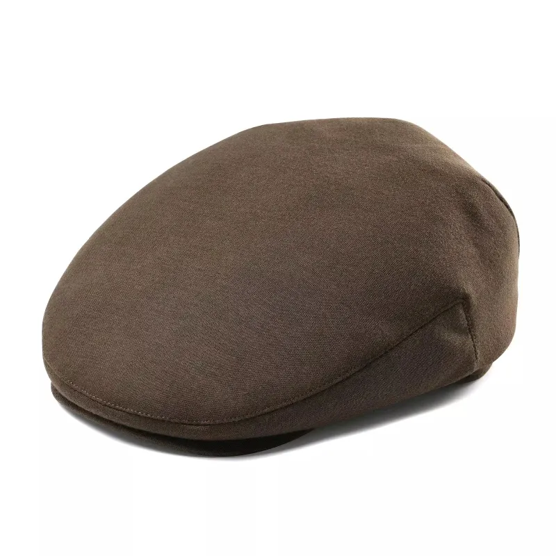 Dublin Plain Cotton Flat Cap made by Ghelter