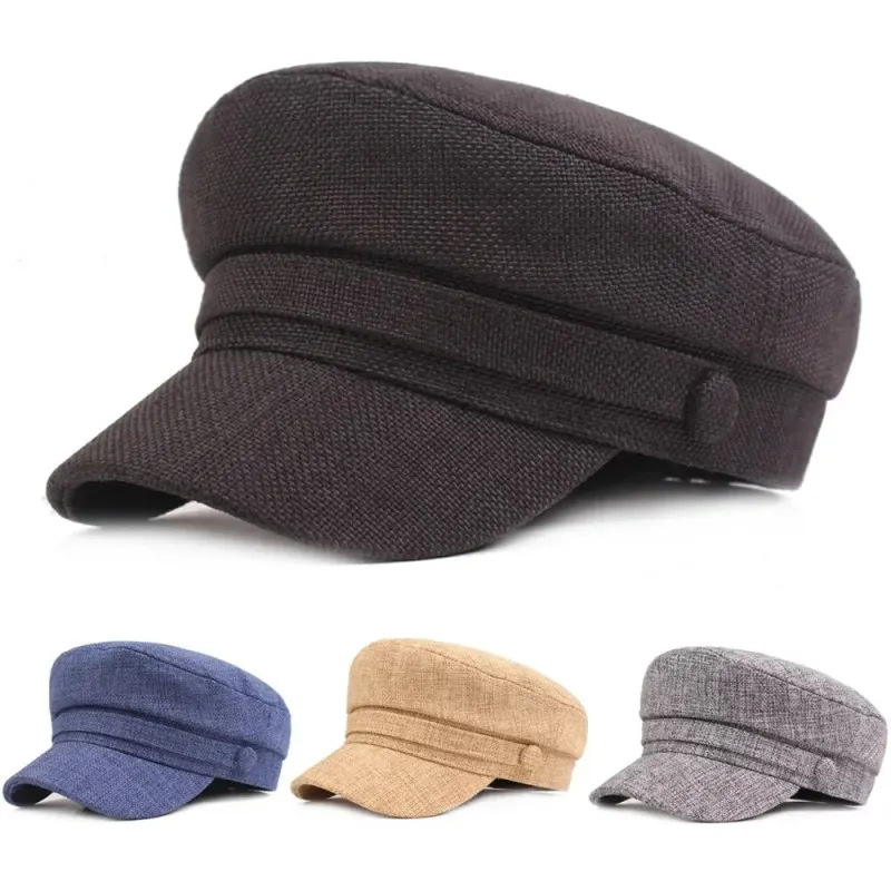 Victory Plain Linen Sailor Cap made by Ghelter
