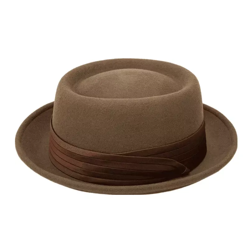 Bremen Wool Porkpie Hat made by Ghelter