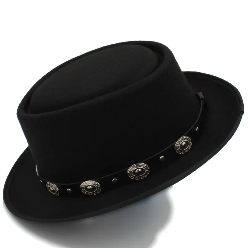Charlotte Wool Porkpie Hat made by Ghelter