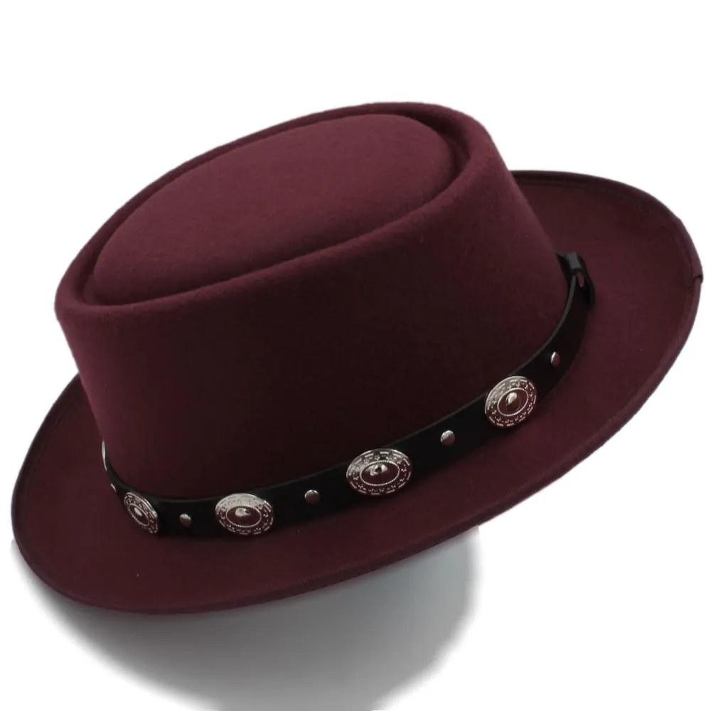 Charlotte Wool Porkpie Hat sold by Ghelter product image thumbnail 5