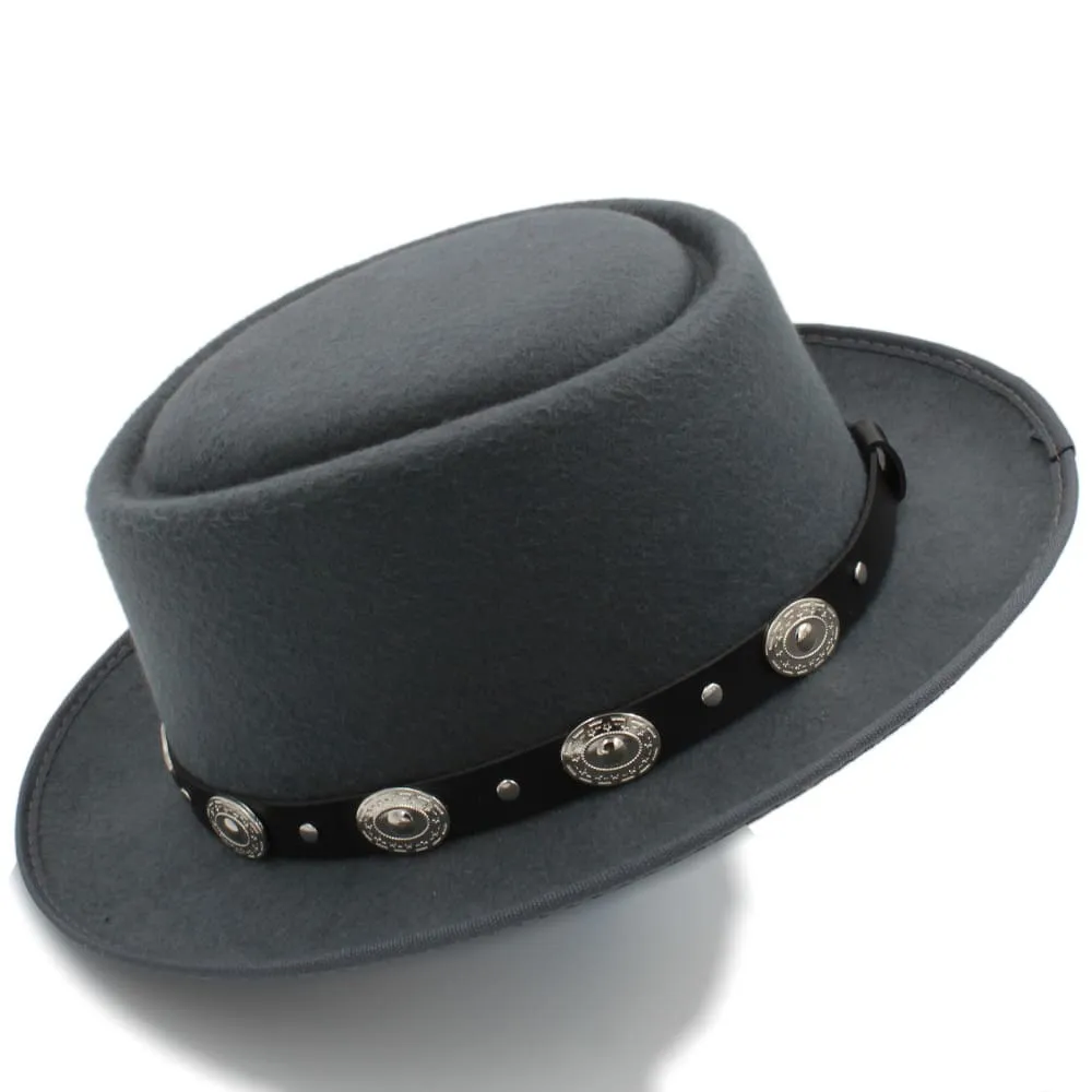 Charlotte Wool Porkpie Hat sold by Ghelter product image thumbnail 4
