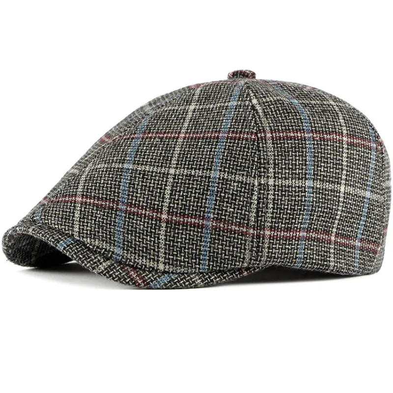 Carberry Plaid 6-Panels Cap made by Ghelter