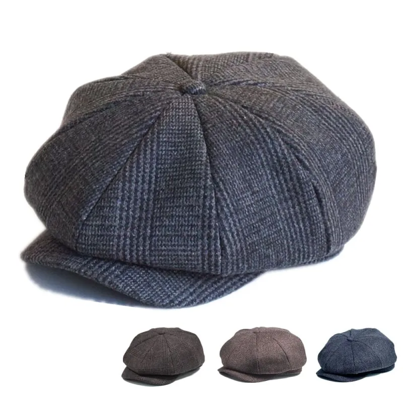 Baslow Wool Newsboy Cap made by Ghelter