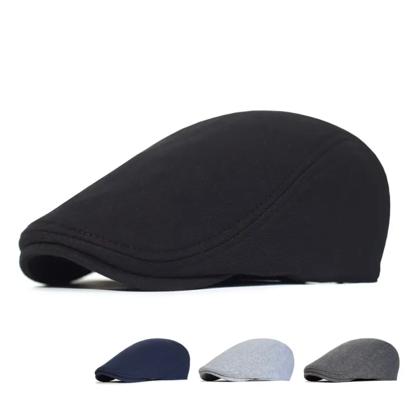 Leuven Plain Cotton Flat Cap made by Ghelter