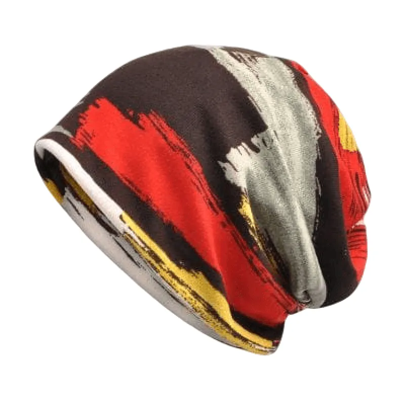 Warhol Winter Striped Beanie made by Ghelter