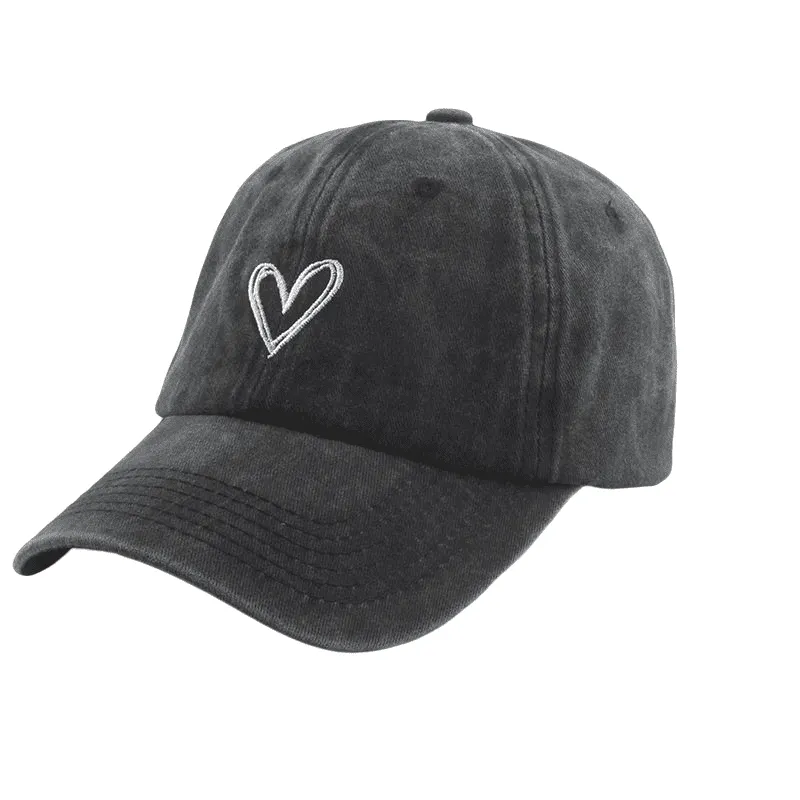 Peaceful Heart Cotton Baseball Cap made by Ghelter