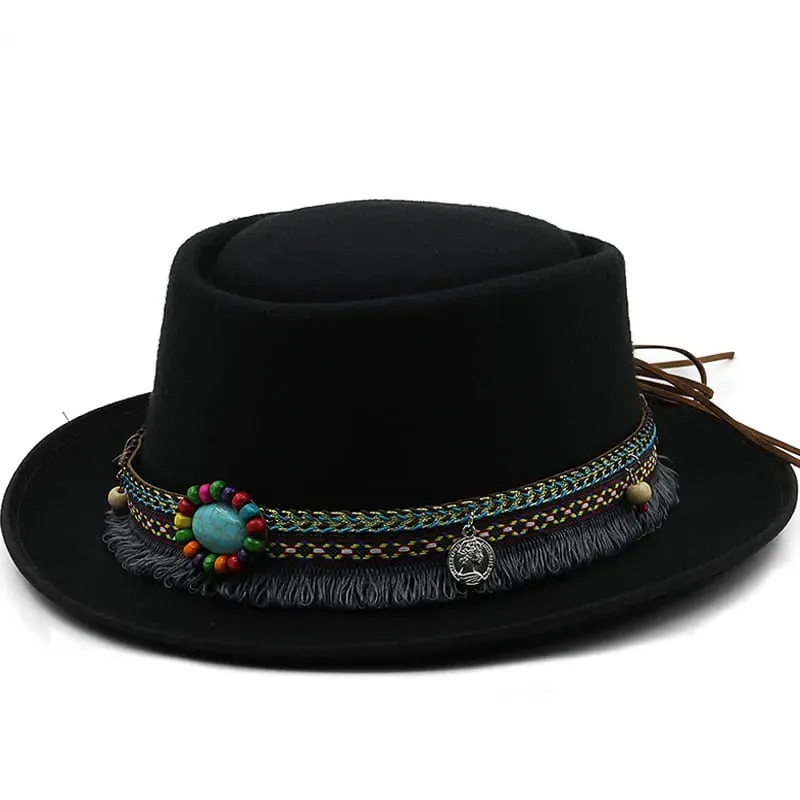Melnik Bohemian Porkpie Hat made by Ghelter