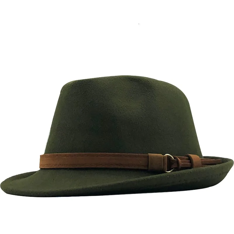 Franklin Plain Wool Trilby Hat made by Ghelter
