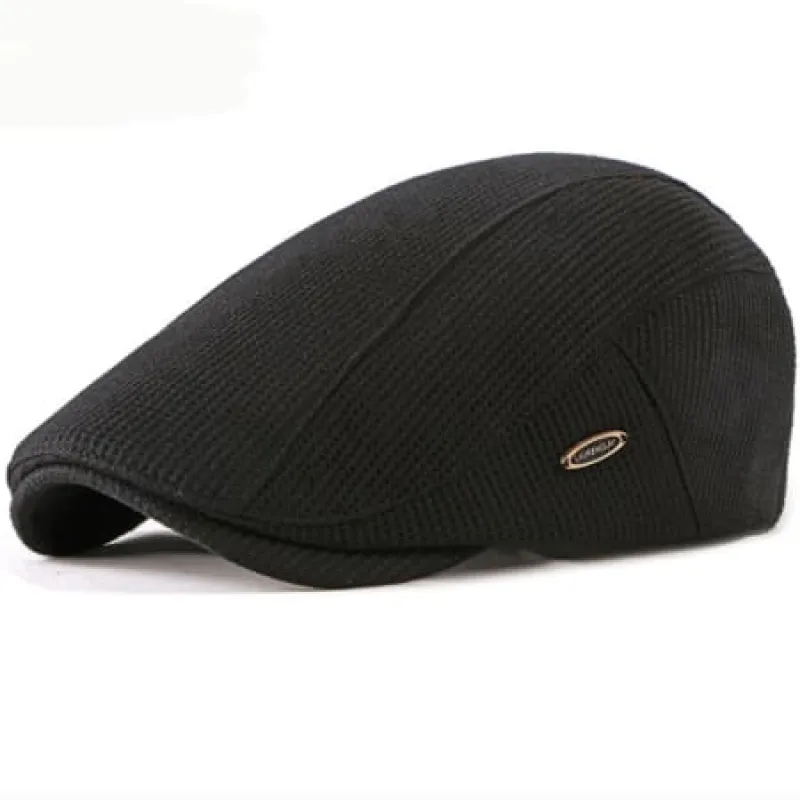 Laurenclay Striped Flat Cap made by Ghelter