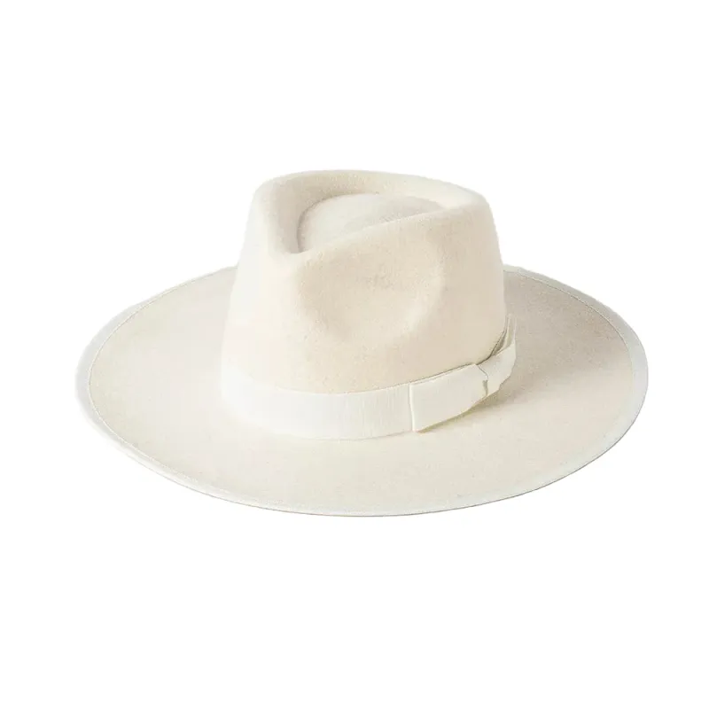 Greenberg Wide-Brim Wool Fedora Hat made by Ghelter