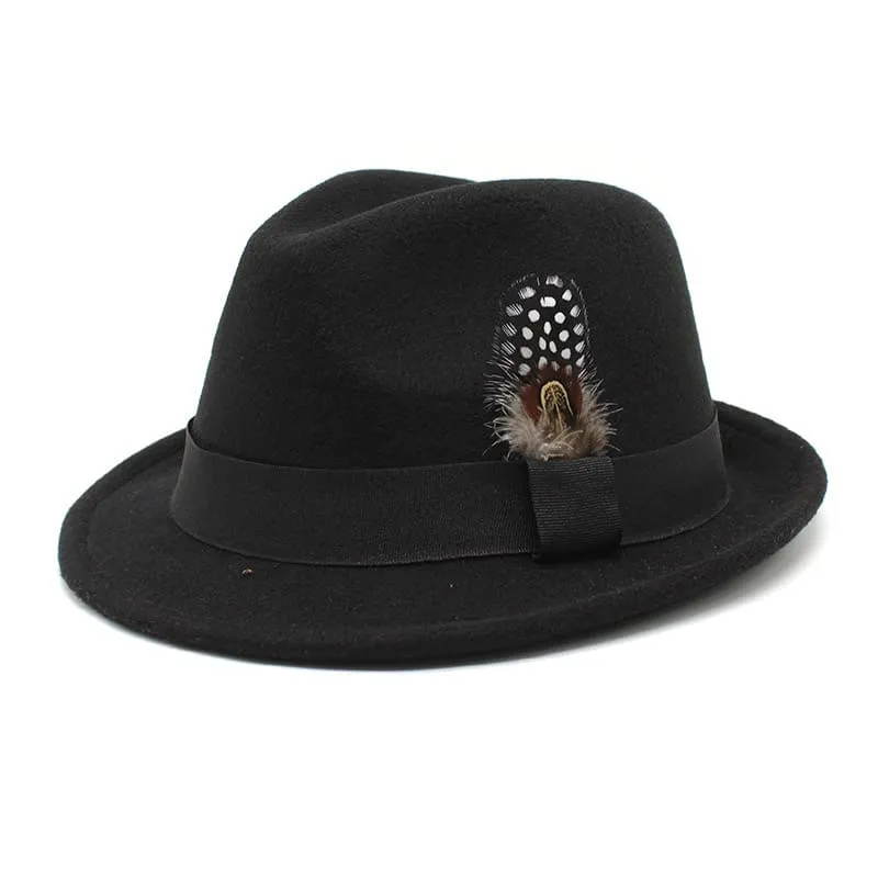 Kolding Feather Wool Trilby Hat made by Ghelter