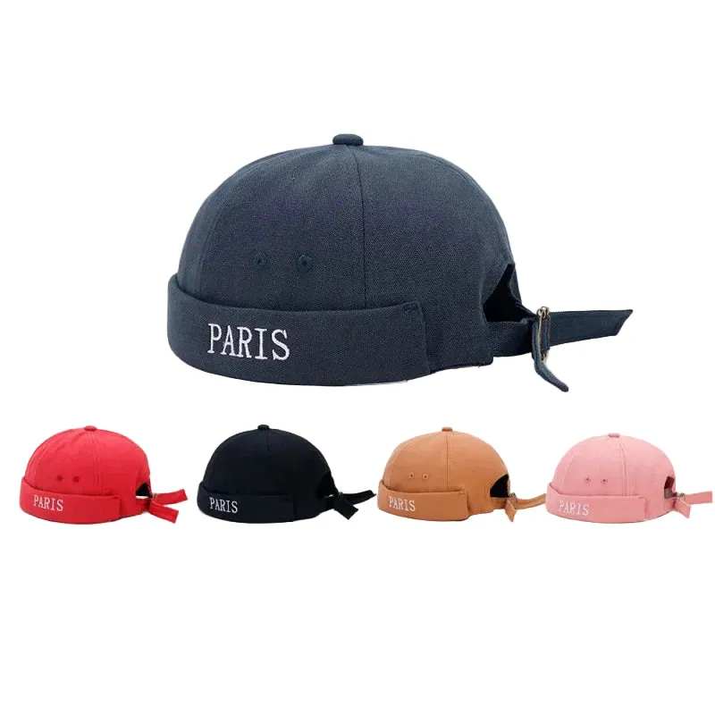 Paris Vintage Cotton Brimless Docker Cap made by Ghelter