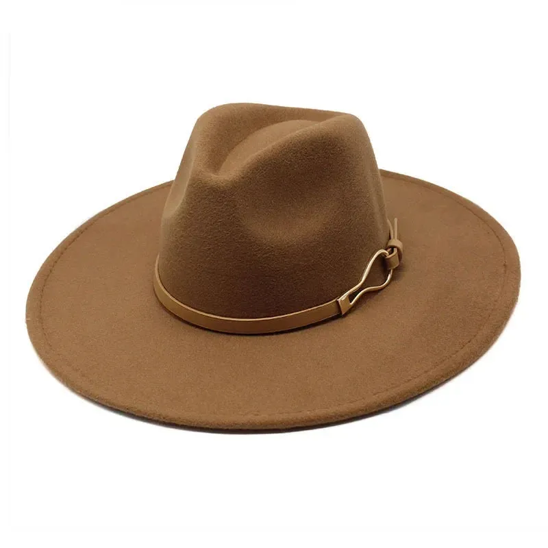 New Hampshire Wide Brim Felt Fedora Hat made by Ghelter