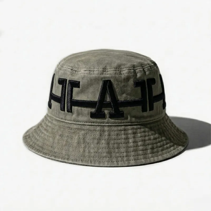 LoS ANGELES CRoWN BUCKET HAT (MUSHRooM) made by oMA Studios