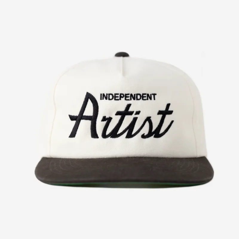 INDEPENDENT ARTIST THRoWBACK HAT (IVoRY) made by oMA Studios