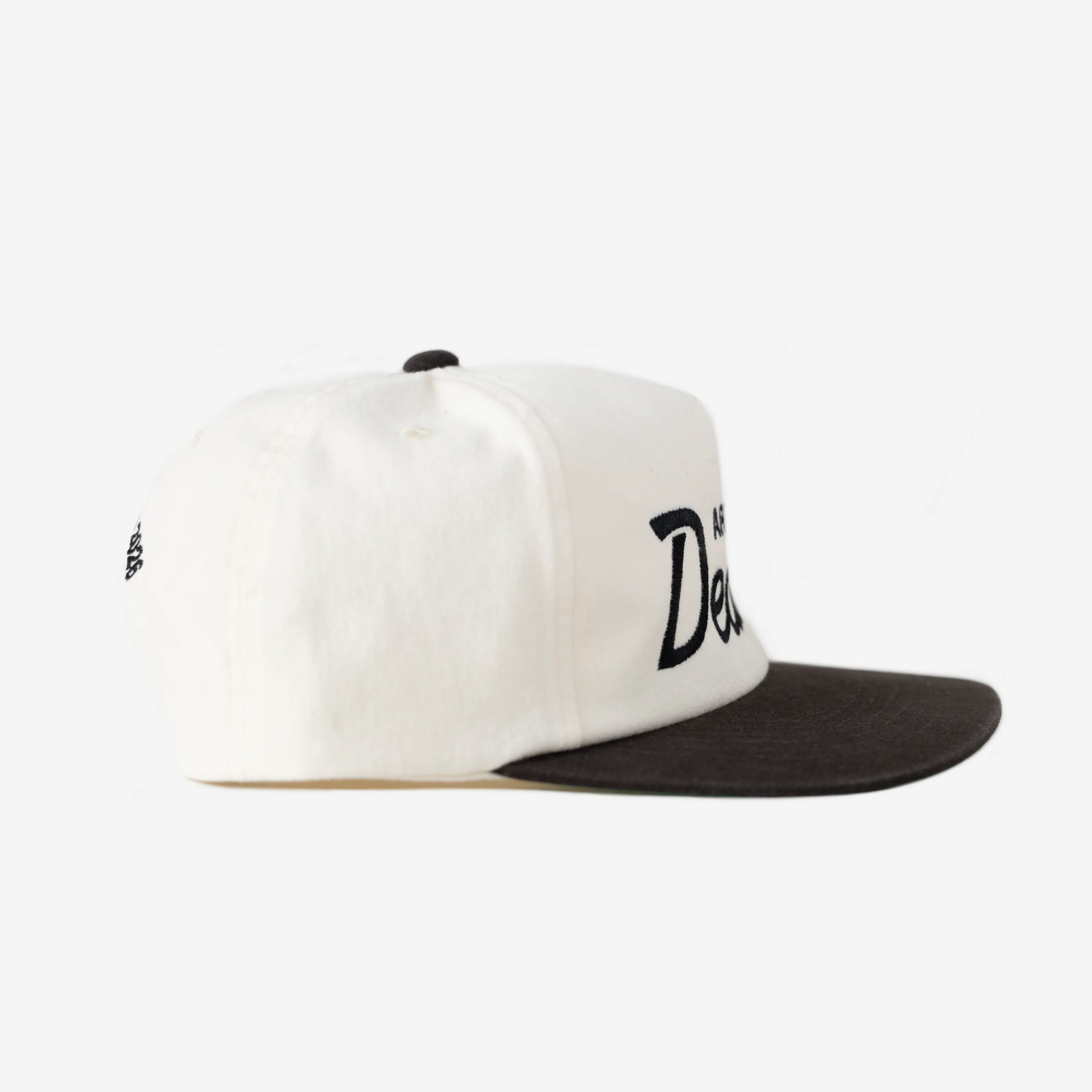 GRAPHIC DESIGNER THRoWBACK HAT (IVoRY) sold by oMA Studios product image thumbnail 3