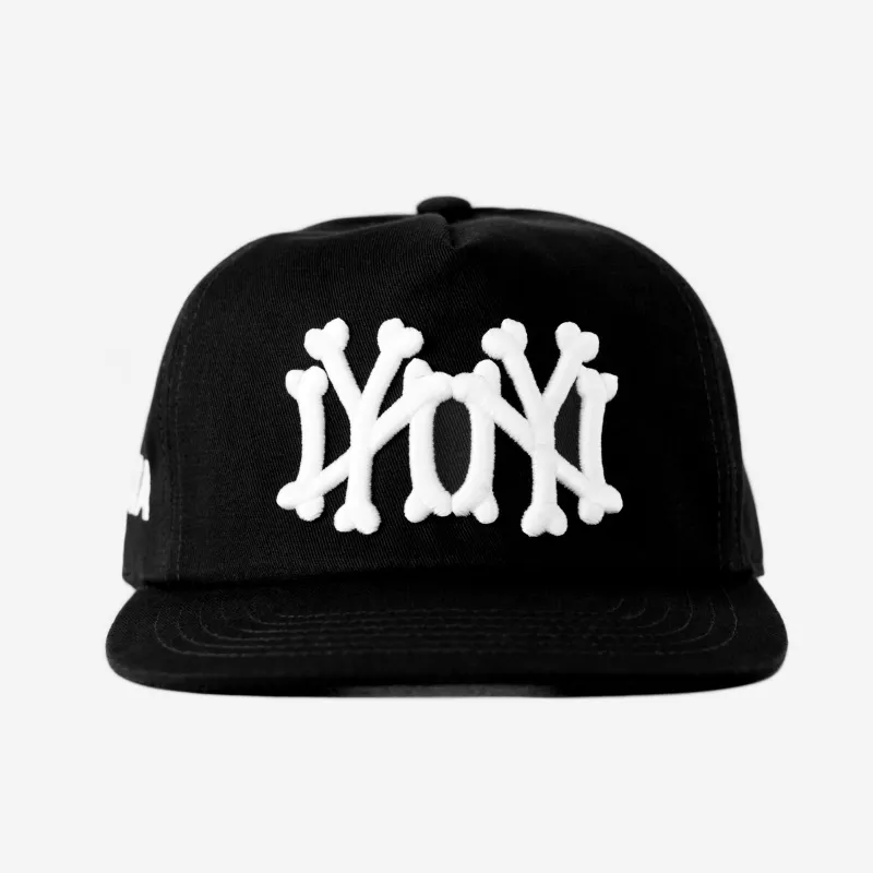 NY NY BoNES HAT (BLACK) made by oMA Studios