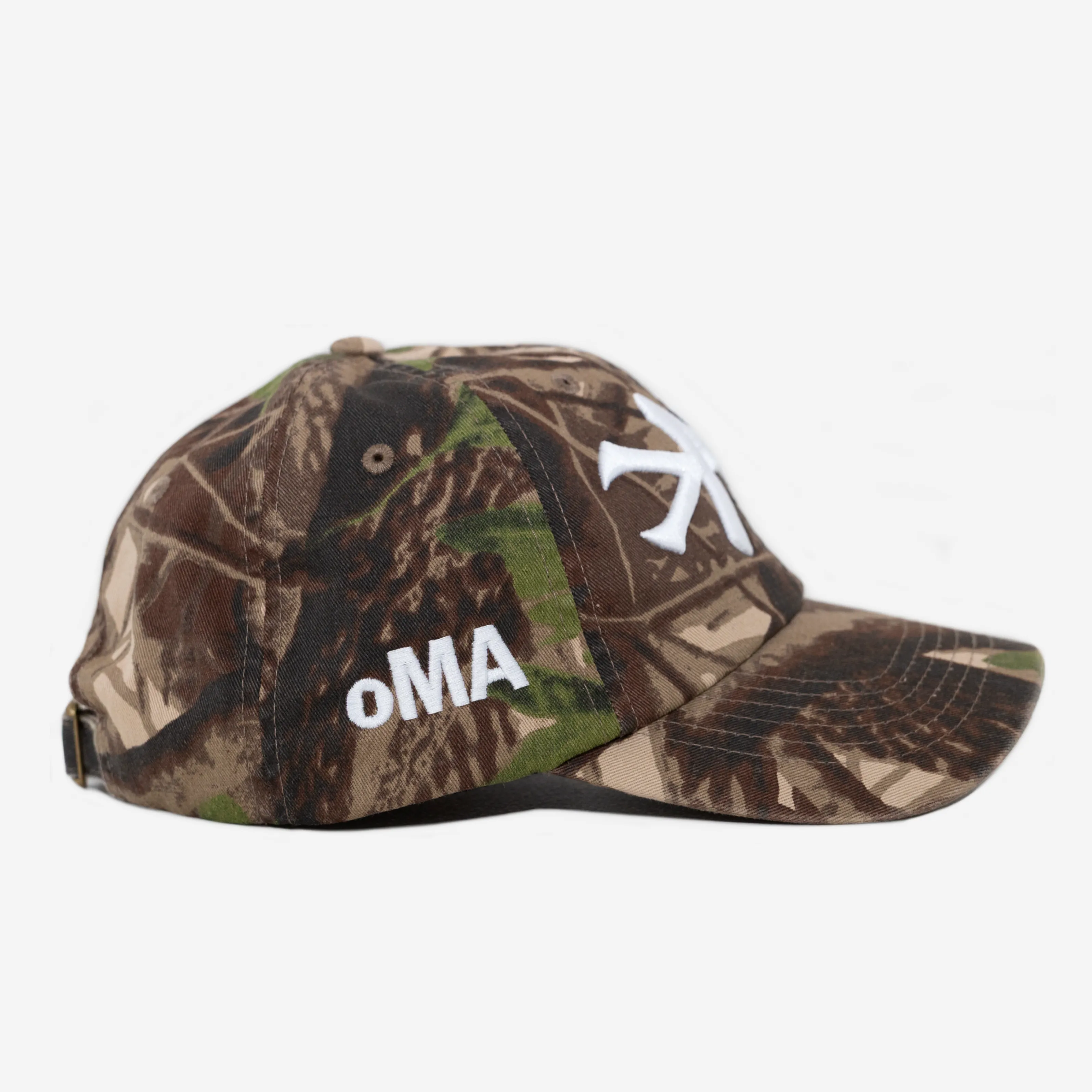 NY FOREST CAMO CURVED BRIM HAT sold by oMA Studios product image thumbnail 2