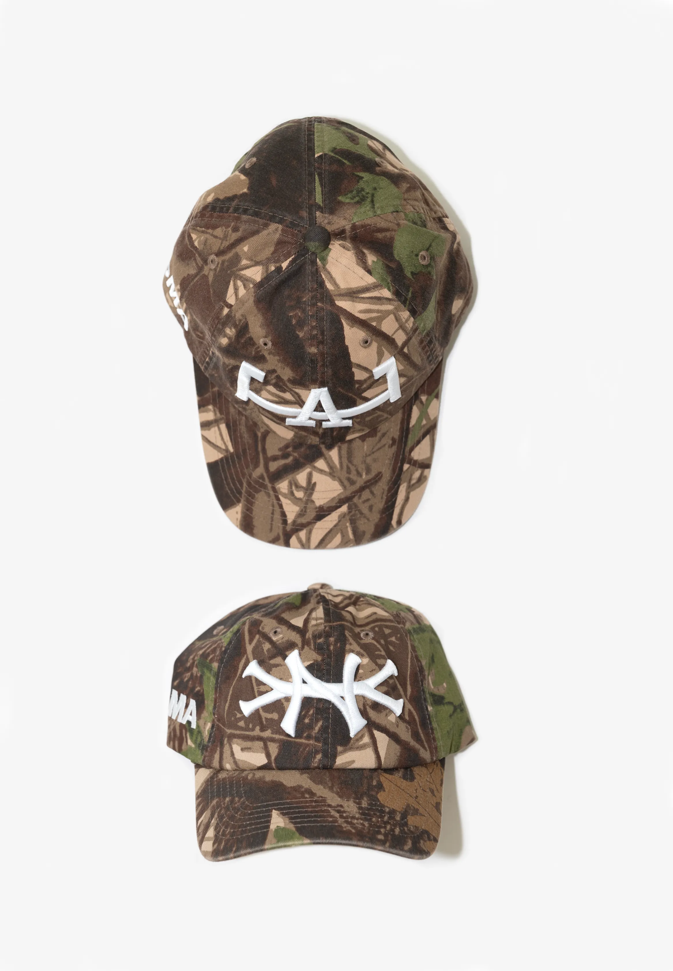 NY FOREST CAMO CURVED BRIM HAT sold by oMA Studios product image thumbnail 4
