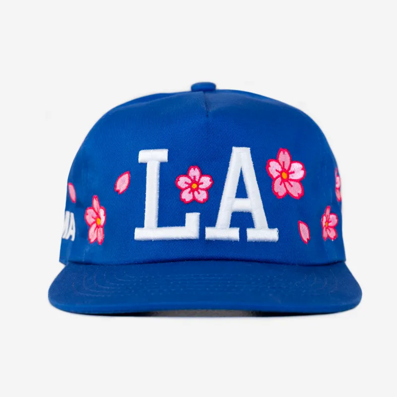 LA CHERRY BLOSSOM HAT (BLUE) made by oMA Studios