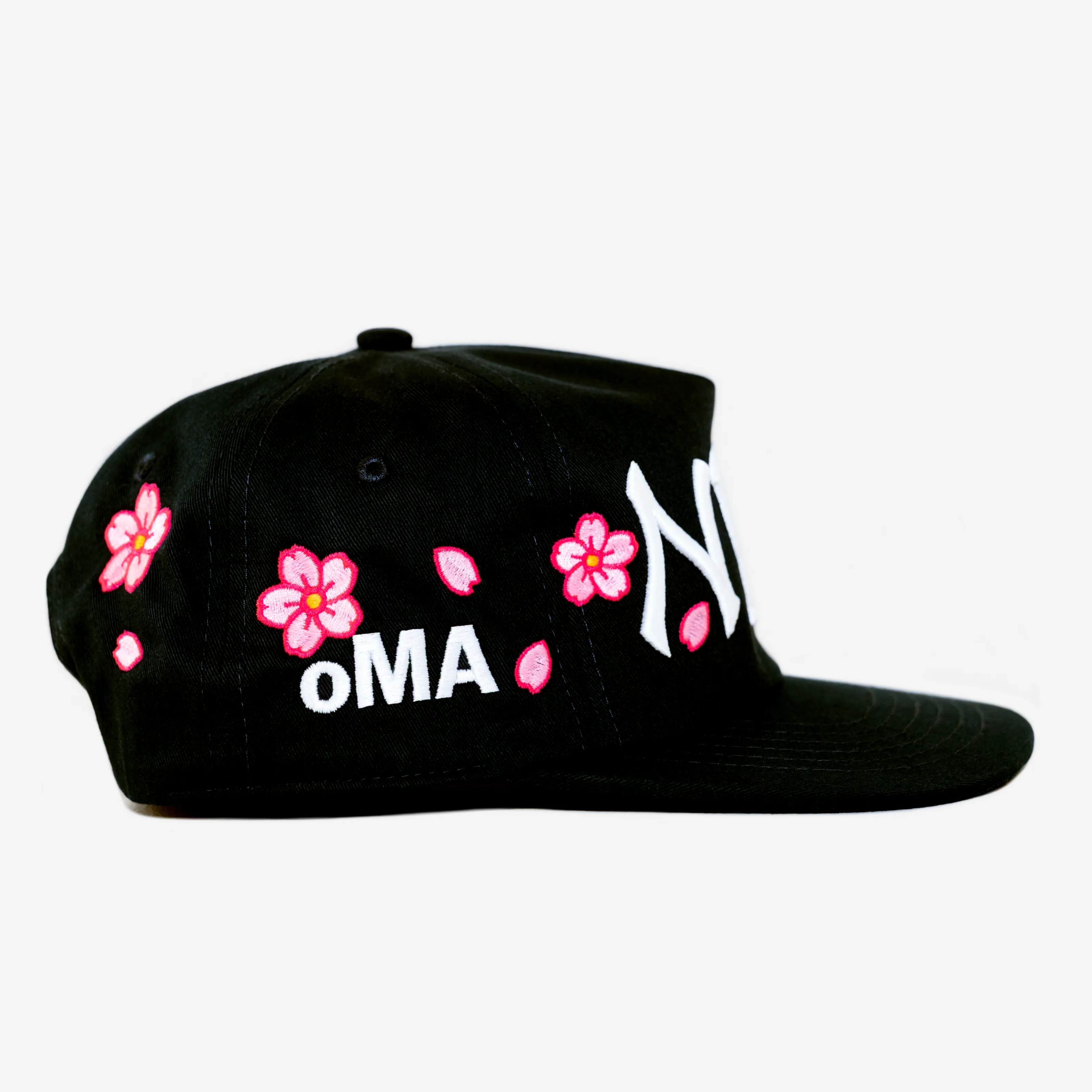 NY NY CHERRY BLOSSOM HAT (BLACK) sold by oMA Studios product image thumbnail 2
