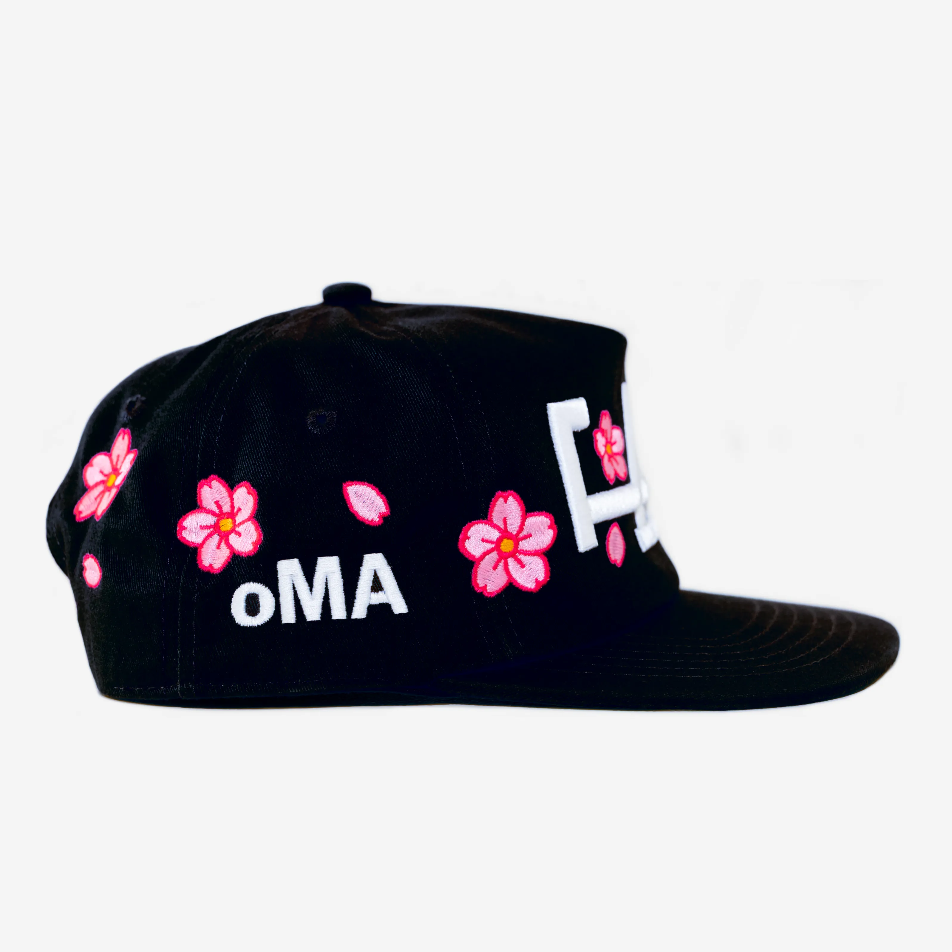 LoS ANGELES CHERRY BLoSSoM HAT (BLACK) sold by oMA Studios product image thumbnail 2