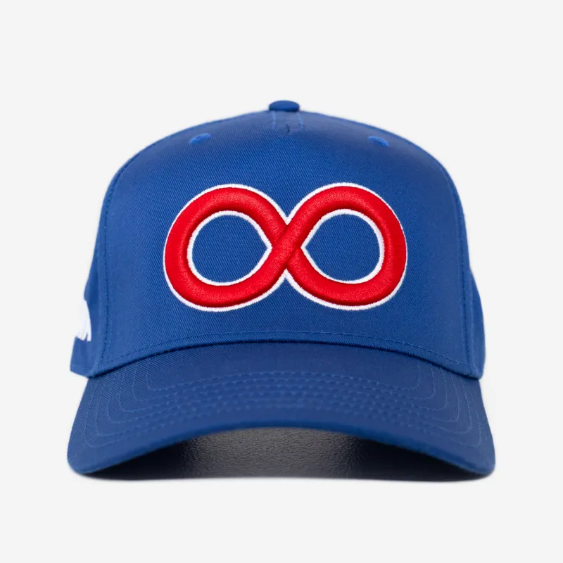 CHICAGo HAT CURVED BRIM (BLUE) made by oMA Studios