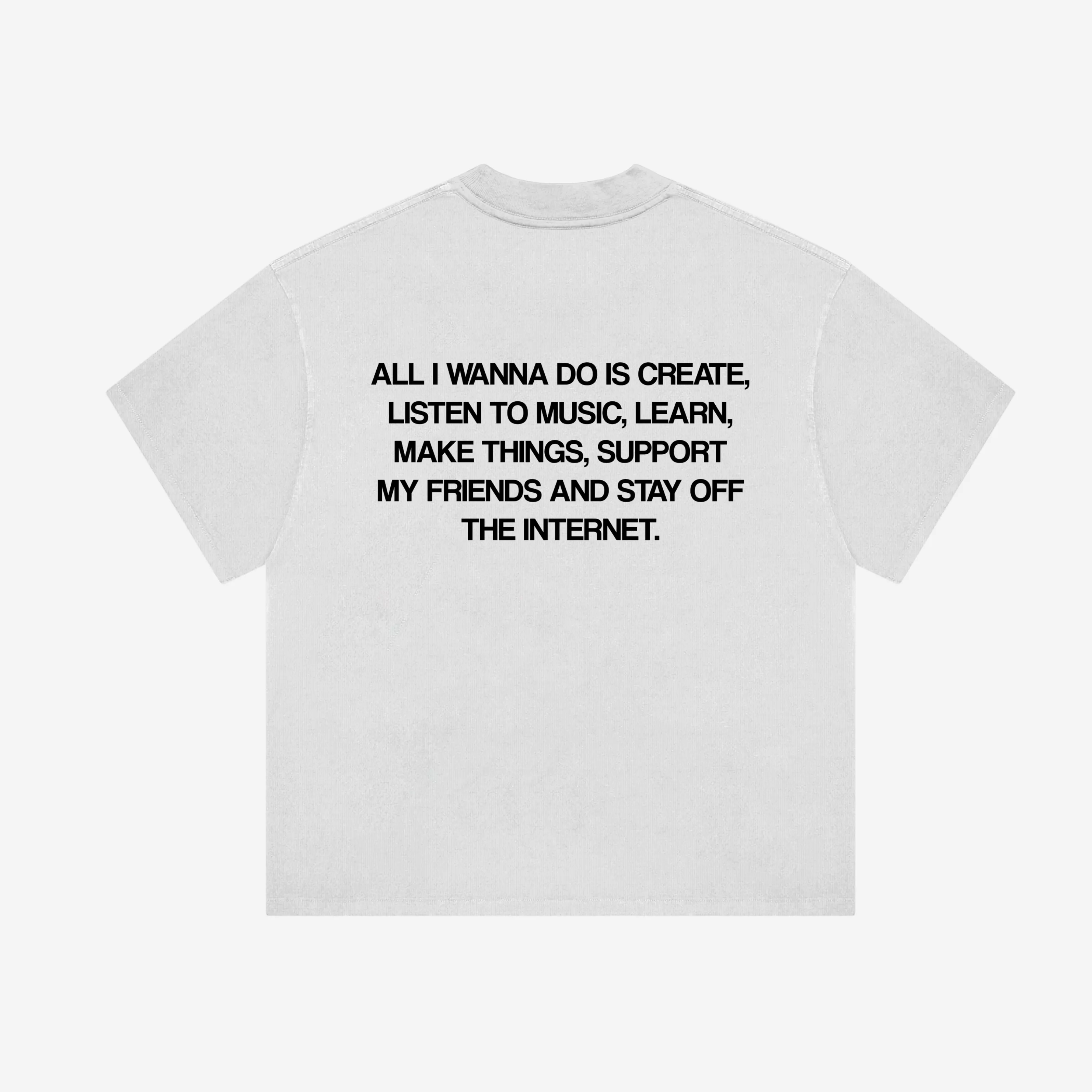CREATE TEE (WHITE) sold by oMA Studios