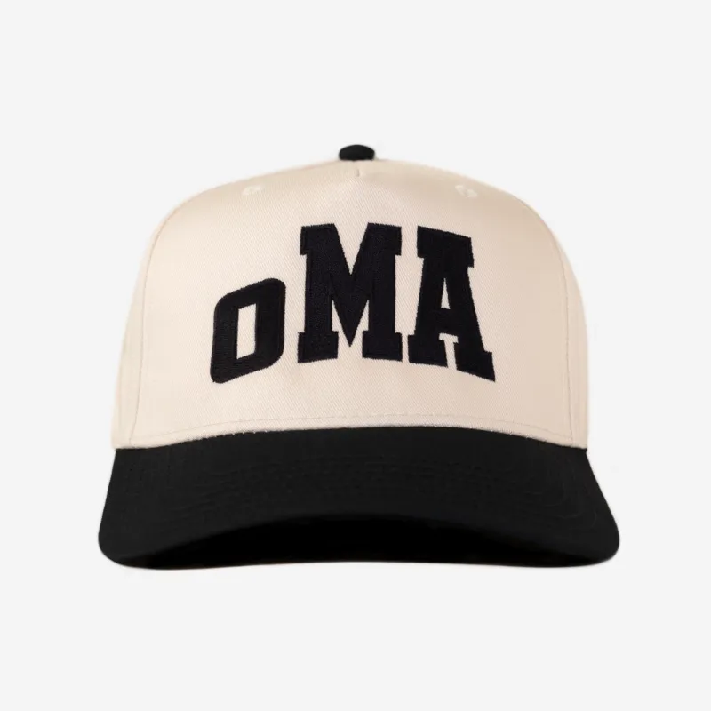 ARCH CURVED BRIM HAT (CREAM) made by oMA Studios