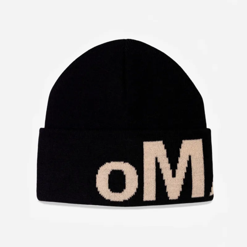 LOGO BEANIE (CREAM) made by oMA Studios