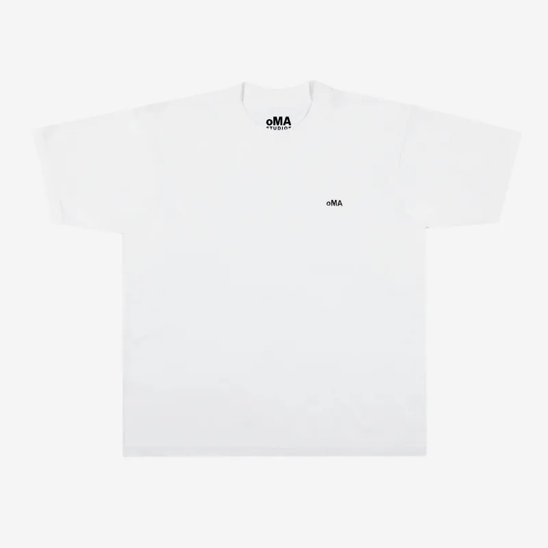 GALLERY TEE (WHITE) made by oMA Studios
