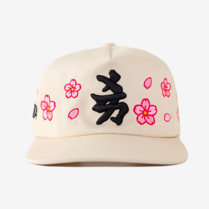 NY KANJI CHERRY BLoSSoM HAT (CREAM) made by oMA Studios