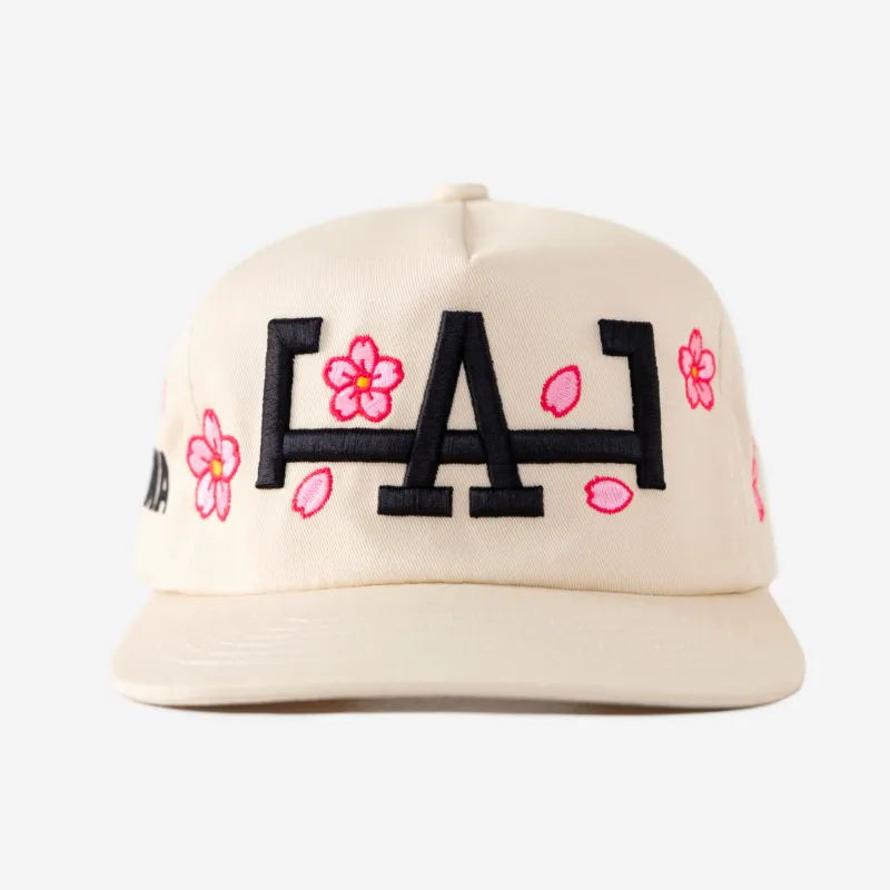 LA CHERRY BLOSSOM HAT (CREAM) made by oMA Studios