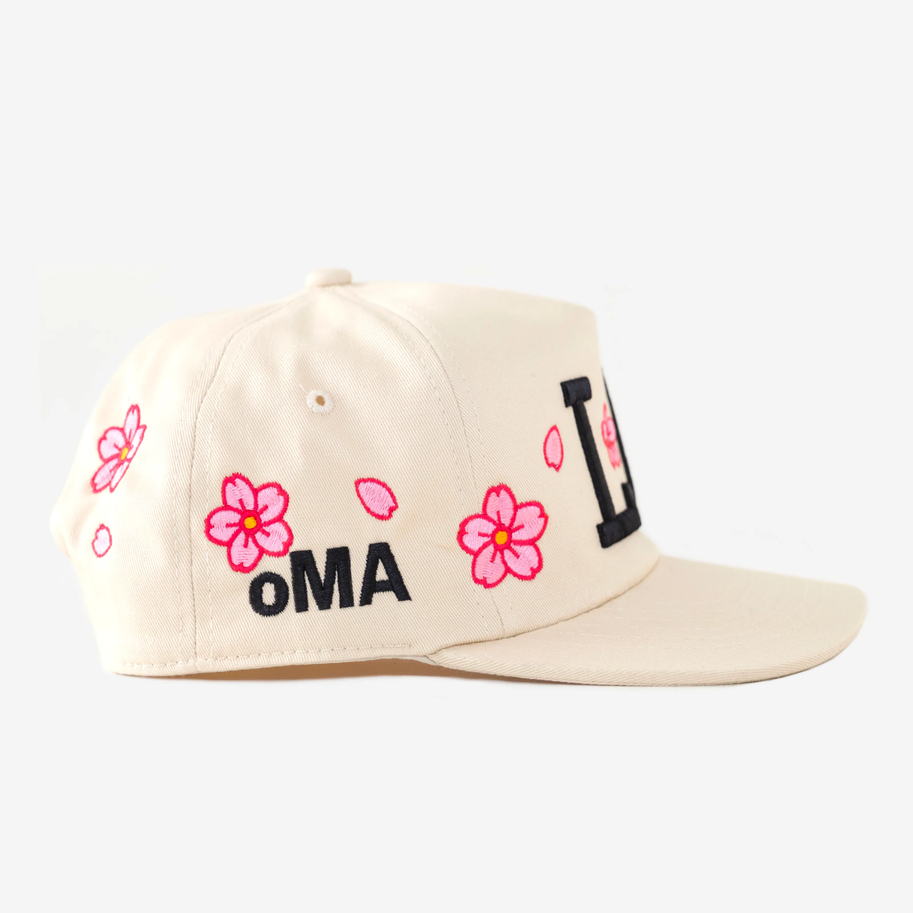 LA CHERRY BLOSSOM HAT (CREAM) sold by oMA Studios product image thumbnail 2