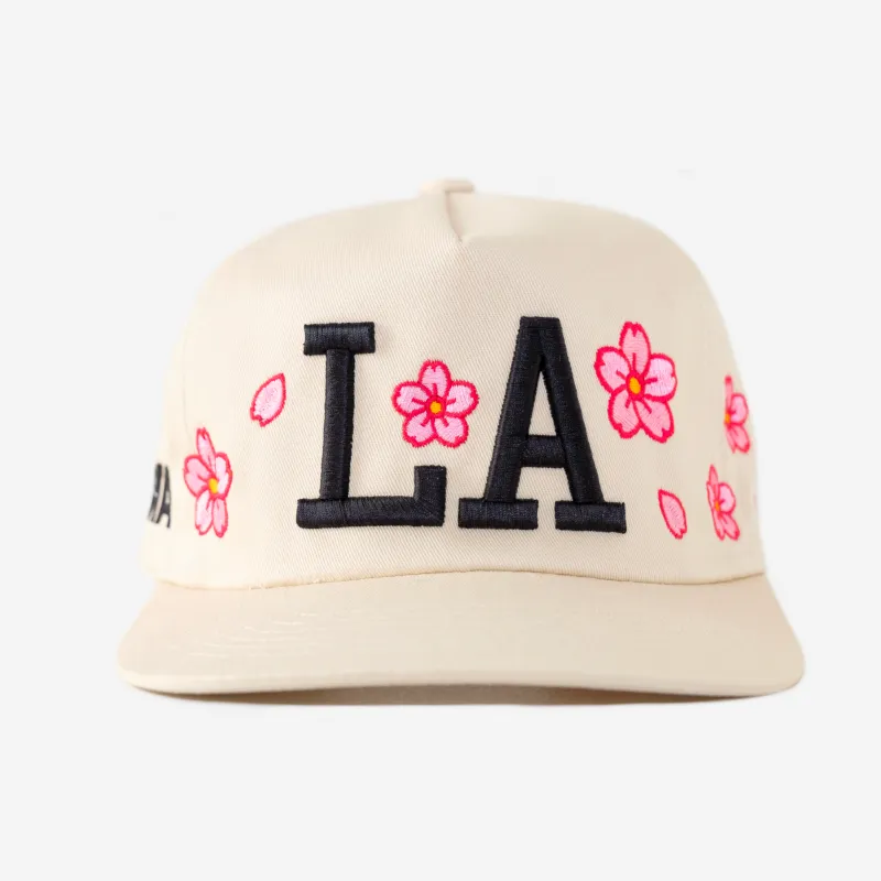 LA CHERRY BLOSSOM HAT (CREAM) made by oMA Studios