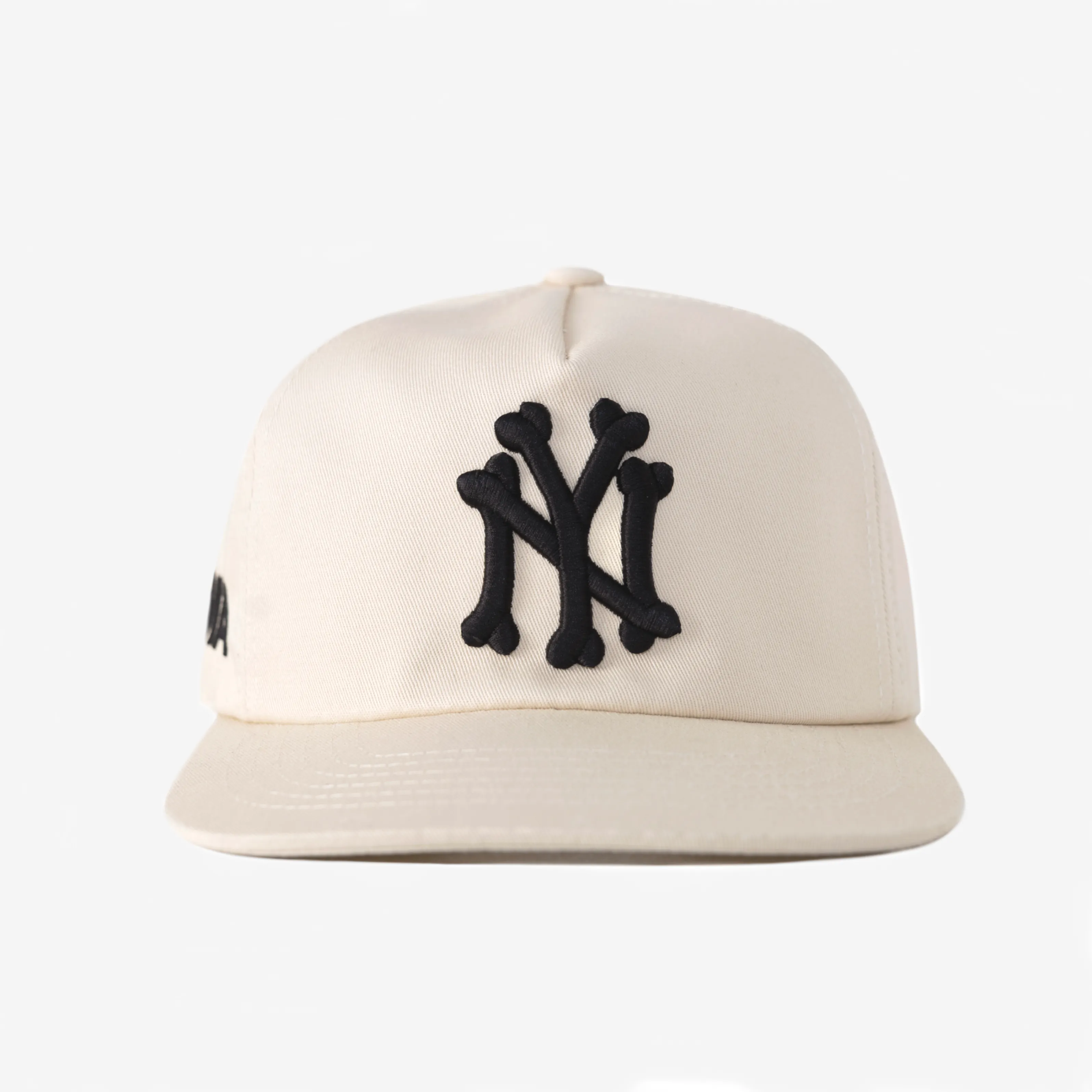 NY BONES HAT (CREAM) sold by oMA Studios